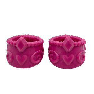 My Little Pony Accessories Pink Shoes Lot Of 2 Hasbro Vintage MLP Read